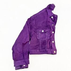 Simon Miller Purple Denim Jacket Button Down SZ2